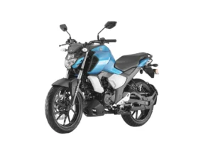 yamaha-fz-fi matte cyan side view