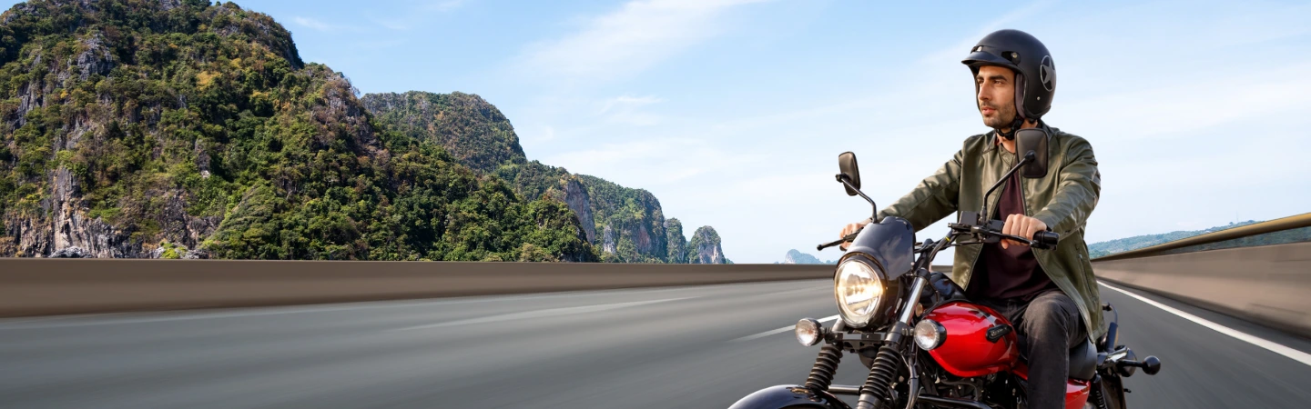 Rider on a new bike on road – BikeOnRoad India