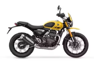 Triumph Scrambler 400 XC Yellow Color